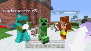 Minecraft Xbox  The Friendly Creeper 53 [upl. by Yrroc]