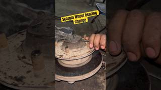 scorpio wheel bearing change  scorpio bearing replacement scorpio shorts [upl. by Intisar]