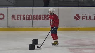 U13 fun when Goalie train as a Player [upl. by Naginarb]