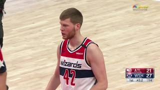 Davis Bertans vs Hawks 14 pts 7 reb 1 ast HIGHLIGHTS 20192020 Season 100120 [upl. by Jamison]