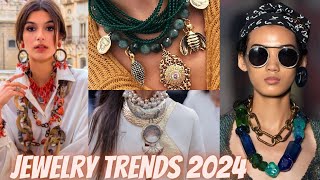 Jewelry Trends Spring 2024  Fashion Jewelry Trends 2024  Jewelery Trends 2024 [upl. by Tevis]