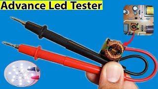 Make a universal led tester  Diy led tester using filter coil  led tester [upl. by Denae578]