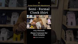 Wholesale Prices On Stylish K5 Semiformal Check Shirts [upl. by Vigen769]