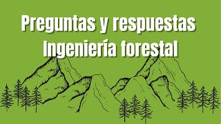 PREGUNTAS Y RESPUESTAS 1  EDICIÓN INGENIERÍA FORESTAL [upl. by Refannej873]