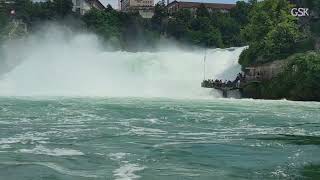 Rheinfall Schaffhausen in Neuhausen am Rheinfall Schweiz [upl. by Senn]