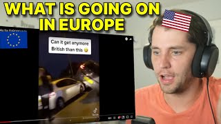 American reacts to TikToks for Europeans [upl. by Ysnat]