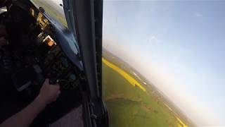 Flybe Dash 8 Q400 Landing into NCL  EGNT runway 07 [upl. by Dupuy96]