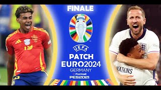 eFootball PES 2021 SEASON UPDATEUEFA EURO 2024 FINAL SPAGNA 🆚 INGHILTERRA [upl. by Iinden]