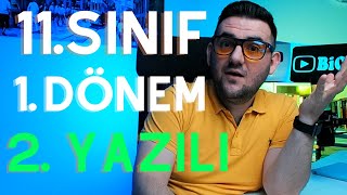 11 sınıf biyoloji 1 dönem 2 yazılı sınavı 2023 biosem pdf yazılı hazırlık [upl. by Ynettirb]