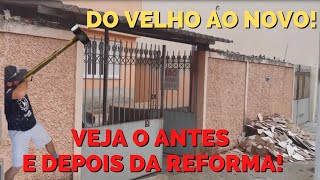 DEMOLIR OU REFORMAR VEJA O ANTES E O DEPOIS [upl. by Llehcear142]