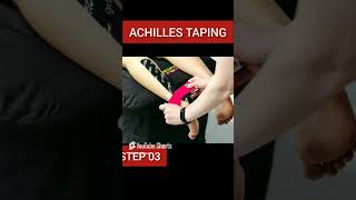 Achilles Tendon Taping kinesiotaping [upl. by Harald]