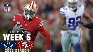 San Francisco 49ers Top Plays vs Dallas Cowboys  2023 Regular Season Week 5 [upl. by Forster]