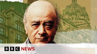 Mohamed Al Fayed accused of multiple rapes by exHarrods staff  BBC News [upl. by Arreit]