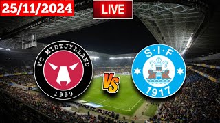 Midtjylland vs Silkeborg  Superliga  Live Match Score Today 🛑 [upl. by Avera]