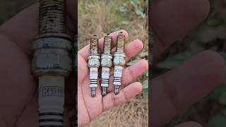 Condition of NGK Iridium spark plugs after 20000kms shortsindia [upl. by Lemyt676]