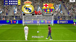 FC Real Madrid vs FC Barcelona Penalty Shootout 🔥 Lamine Yamal vs Kylian Mbappe 🔥 [upl. by Merton]