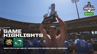 AAC Baseball Championship presented by Regions Championship  Wichita State vs Tulane 52624 [upl. by Adnaerb277]