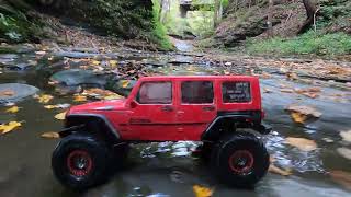 Trx4  Scx102 Creek Crawl [upl. by Narine]