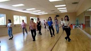 D H S S Line Dance Demo amp Walk Through [upl. by Toby387]