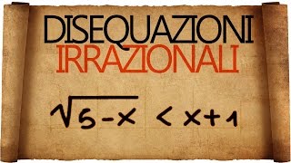 Disequazioni Irrazionali [upl. by Duester700]