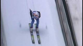 Łukasz Rutkowski Planica 2010 konkurs drużynowy 143m [upl. by Enelrac910]