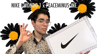 UN PAR DE NIKE MUY FORMALES SEÑORES  Nike Kwondo 1 x PEACEMINUSONE [upl. by Keane]