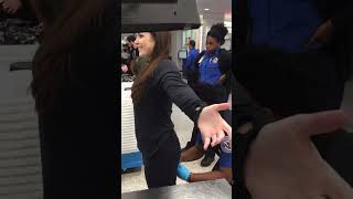 Random TSA pat down and frisk search [upl. by Brower]