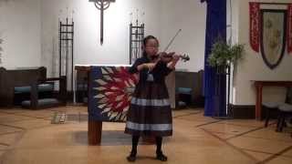 Abigale Wee  Violin  Hungarian Dance No 2  Brahms [upl. by Arnuad786]