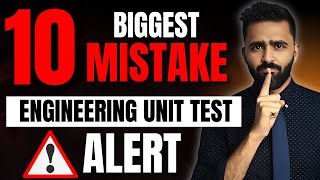 10 BIGGEST MISTAKE IN ENGINEERING UNIT TESTALL UNIVERSITYPRADEEP GIRI SIR [upl. by Daisy]