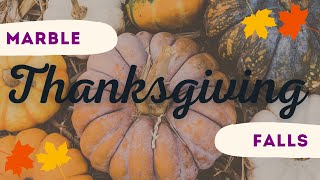 Marble Falls High School Thanksgiving Interview [upl. by Limhaj]