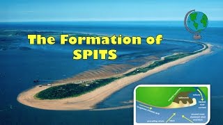 How Coastal Spits are formed  labelled diagram and explanation [upl. by Asirret]