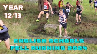 Y1213 English Schools Fell Running Championship 2024 [upl. by Hnirt]