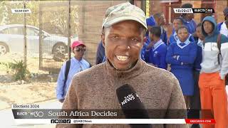 2024 Elections  quotWe cant stop votingquot Velile Tsotetsi [upl. by Llennyl]