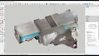 3D Point Cloud to SketchUp workflow [upl. by Kcinimod]