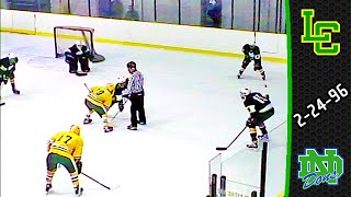 Lumen Christi Hockey vs Notre Dame 🗒 2241996 [upl. by Phoebe476]