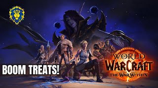 WoW The War Within  Alliance Quests  BOOM Treats [upl. by Cressy684]