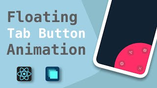 Animated Floating Action Button FAB  Reanimated2  ReactNative [upl. by Ebarta117]