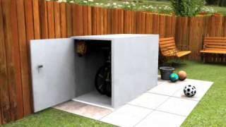 Secure cycle storage for 2 bikes  Keep your bikes stored safely with this bike shed [upl. by Ferneau553]