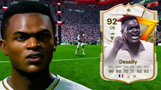 92 Golazo Icon Desailly Player Review  EA FC 24 [upl. by Engamrahc]