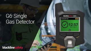 G6 Single Gas Detector Demo  Gas Detection Systems and Lone Worker Safety  Blackline Safety [upl. by Eellehs491]