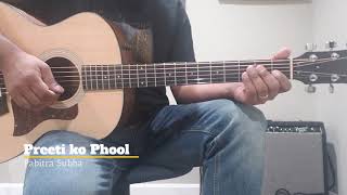 Preeti Ko Phool  Guitar Lesson [upl. by Glanti]