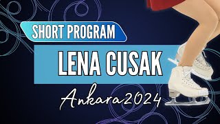 Lena CUSAK CRO  Junior Women Short Program  Ankara 2024 [upl. by Toft]