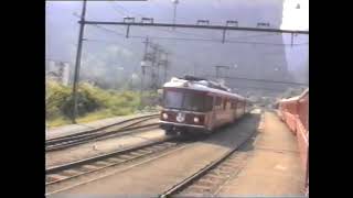 SWISS RAILWAY JOURNEYS 9 ZIEGELBRUCKE TO SAMEDAN 1989 [upl. by Accire]