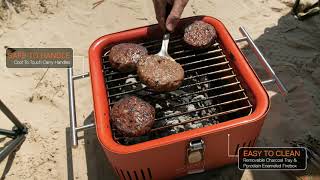 Everdure  CUBE Portable Charcoal Grill [upl. by Arther]