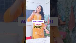 Mini Vlog  Navaratri Day4 What I eat in a DAY fasting trending trendday4 decoration [upl. by Ddet]