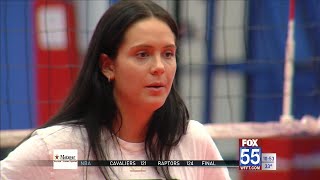 West Noble grad Schermerhorn readies for pro volleyball career [upl. by Elehcin]