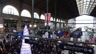 Time Lapse  Embarquement du Thalys à ParisNord [upl. by Reyotal]