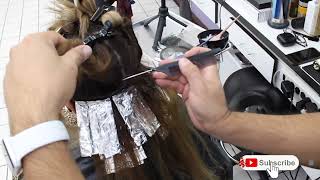 RETOQUE DE BALAYAGE PASO A PASO COLOR CORRECION [upl. by Arlin]