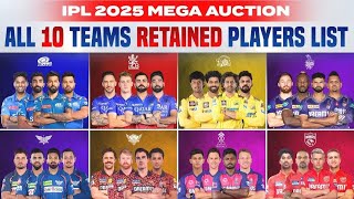 IPL 2025 Retention MS Dhoni Rohit Sharma Virat retained Pant Iyer released Know Top Highlights [upl. by Licec]