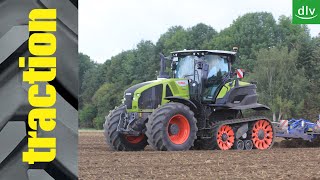 Claas Axion 960 Terra Trac im traction Erstkontakt [upl. by Lannie]